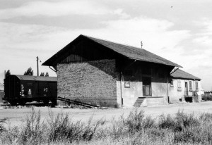 Oppau 1950 Güterbahnhof. Heutiges Gelände der Firma LIDL.