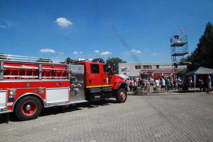 Befreundete Feuerwehr der US-Army aus Germersheim