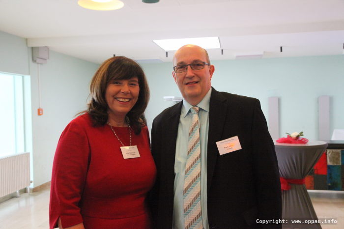 Jutta Steinruck und Frank Meier, Ortsvorsteherkandidat