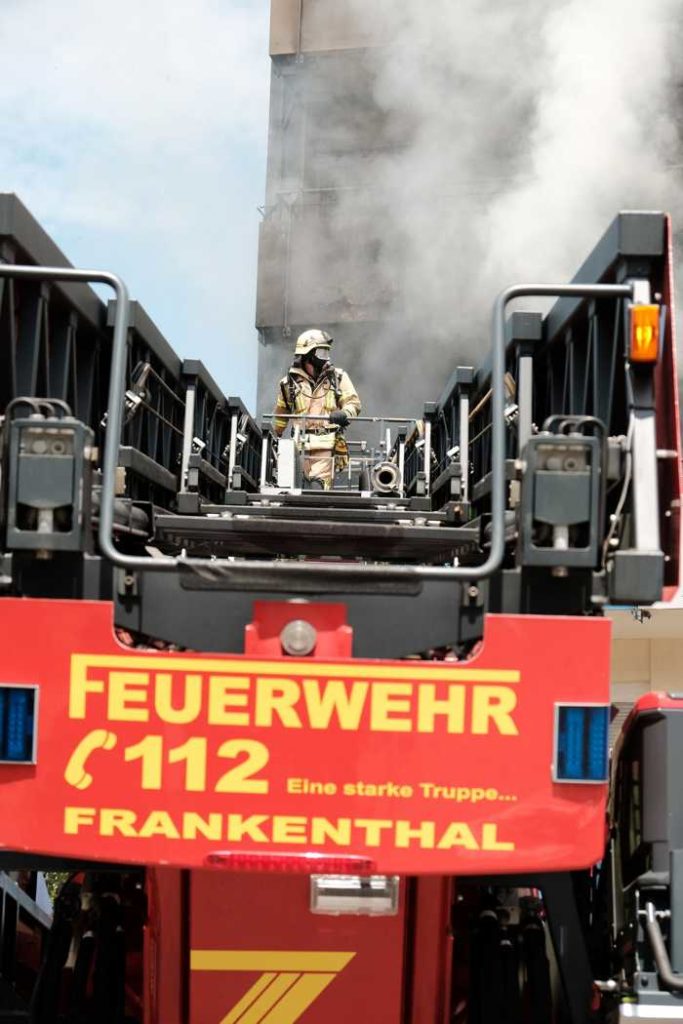 Wohnungsbrand - Einsatz für die Feuerwehr Frankenthal