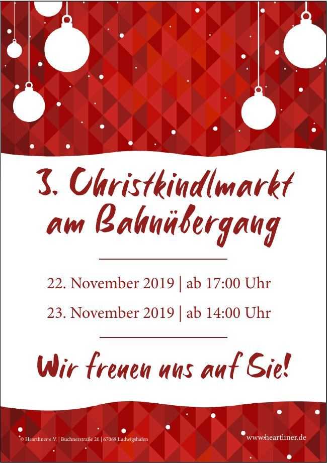 Christkindlmarkt der Heartliner am Bahnübergang