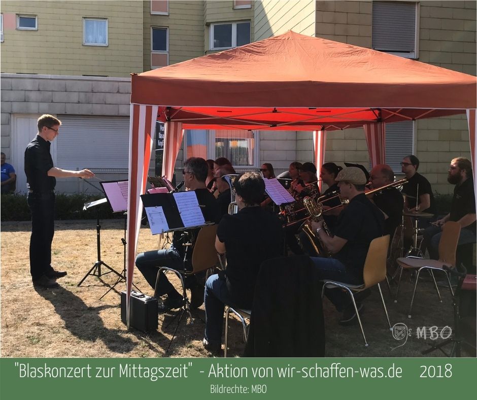 "Blaskonzert zur Mittagszeit" 2018; Bildrevhte MBO