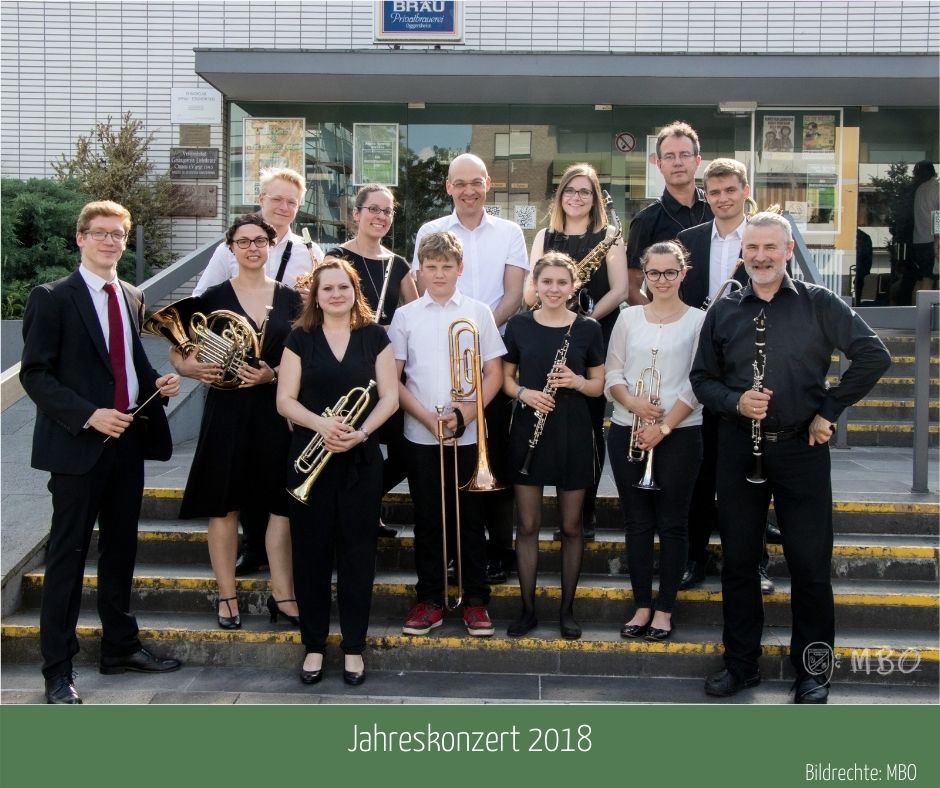 Beginner-Ensemble am Jahreskonzert 2018, Bildrechte: MBO